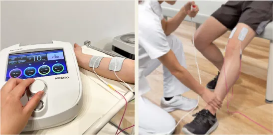 リハビリ機器を使用する様子の写真イメージ